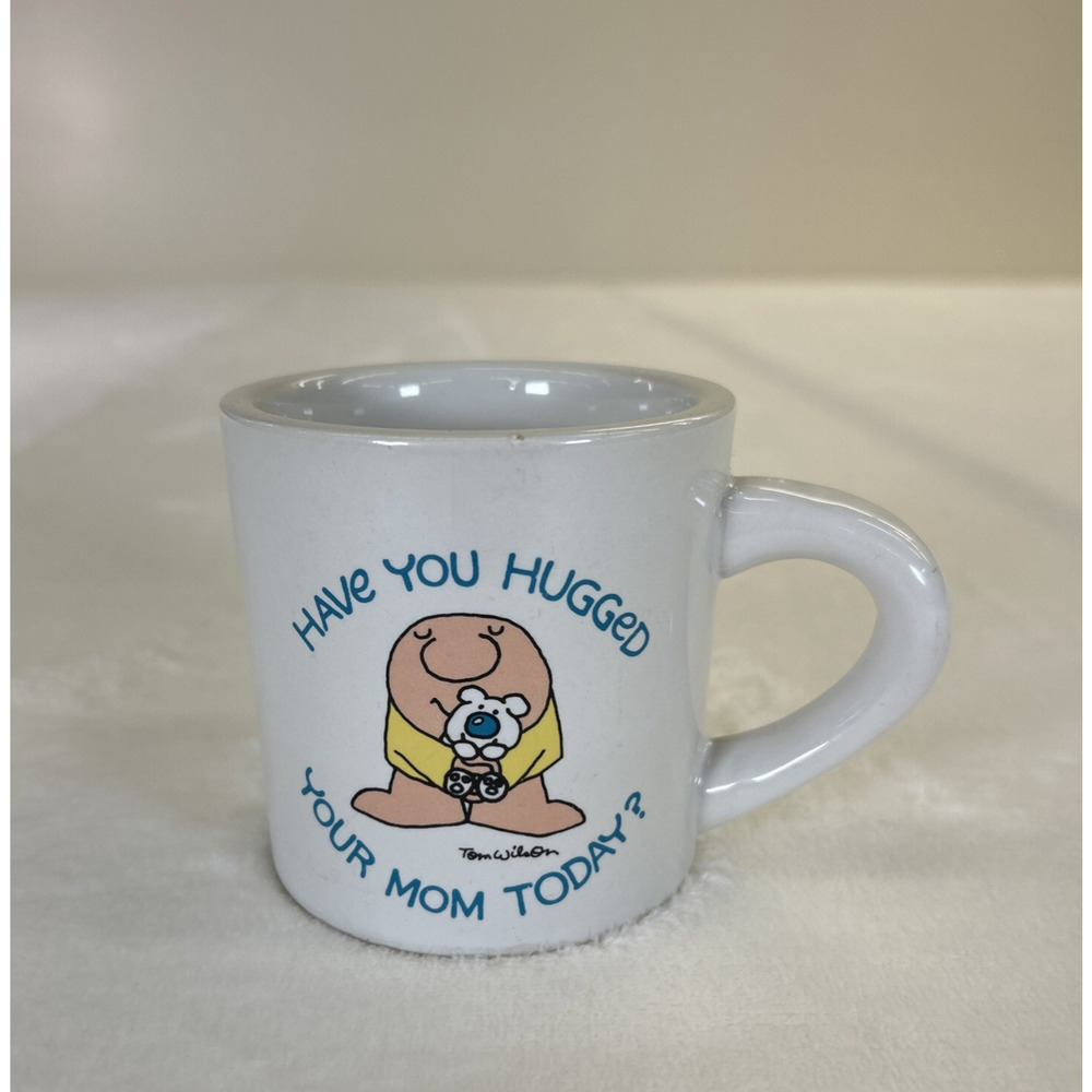 Vintage Ziggy Have You Hugged Your Mom Today Coffee Mug Benefits Charity - Picture 3 of 9